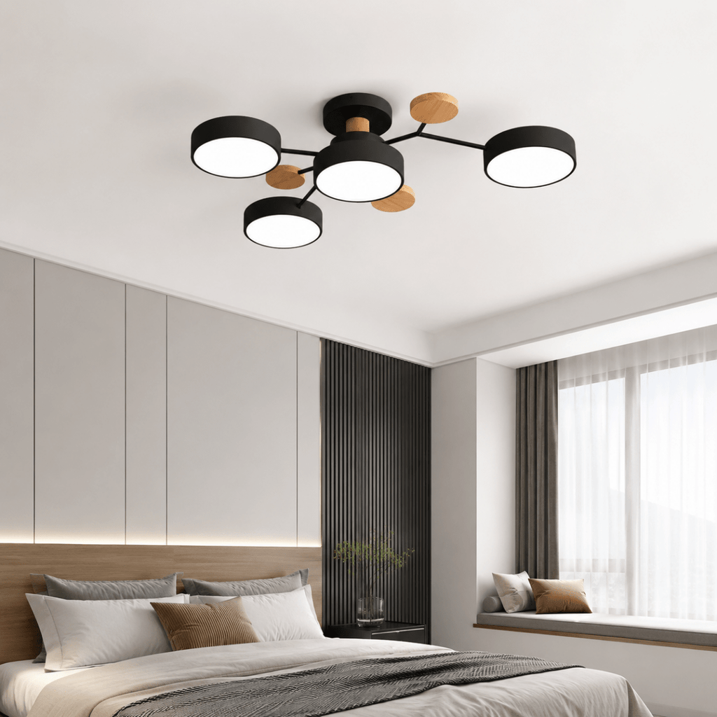CEILUX Rund LED-loftlampe i minimalistisk moderne stil