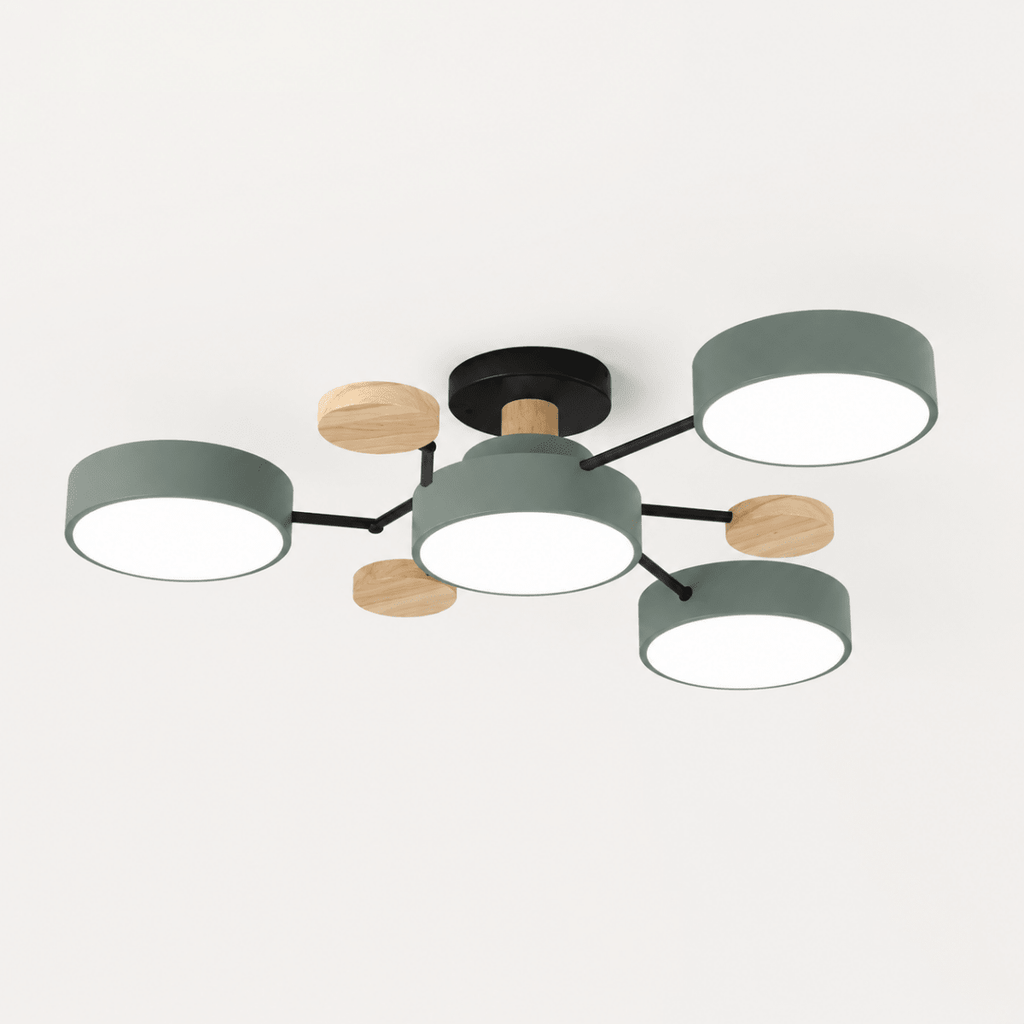 CEILUX Rund LED-loftlampe i minimalistisk moderne stil