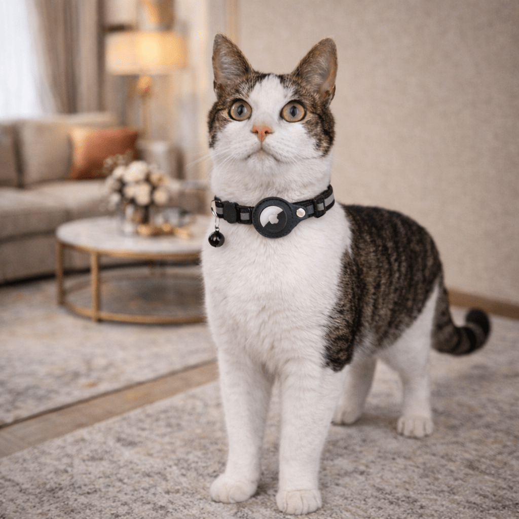 PawGuard GPS-Tracker-Halsband für Katzen mit reflektierendem Sicherheitsverschluss für Katzenbesitzer