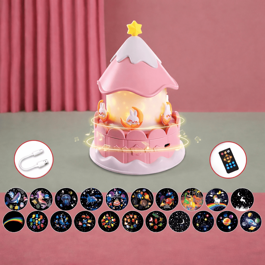 StellarGlow Musical Star Projector With 12 Enchanting Themes For Kids