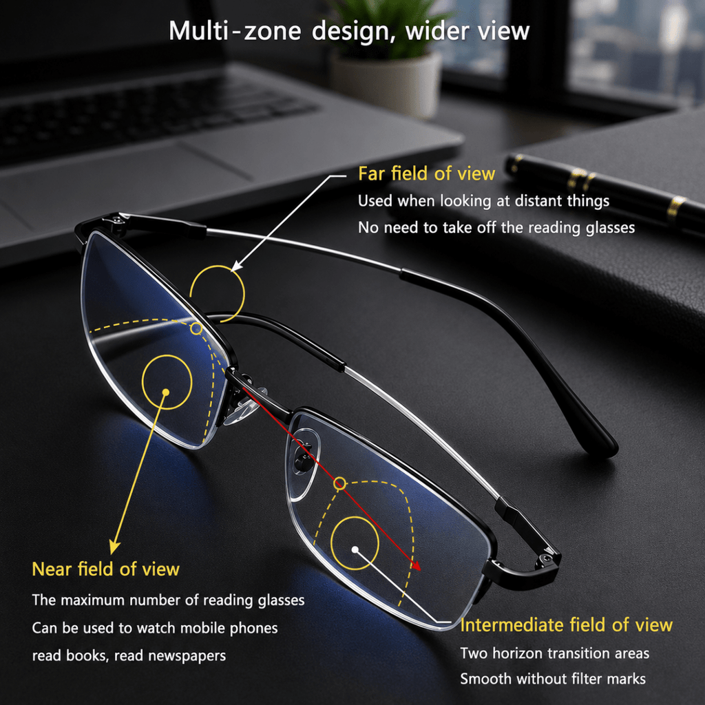 FocusPlus Confort Toute la Journée Avec Verres Progressifs Pour Une Vision Claire