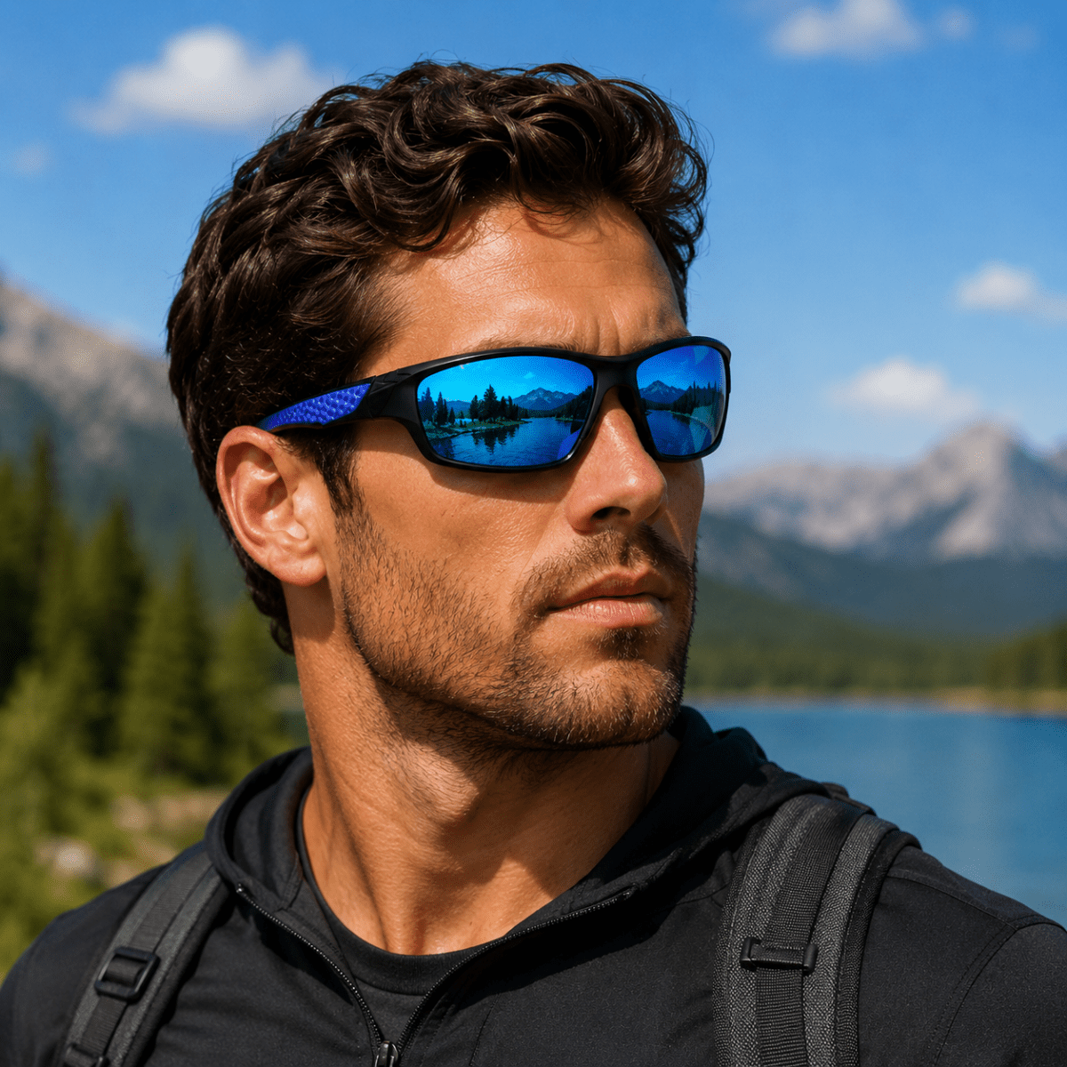RAYMONT Vintage Round Polarized Sunglasses With UV400 Protection
