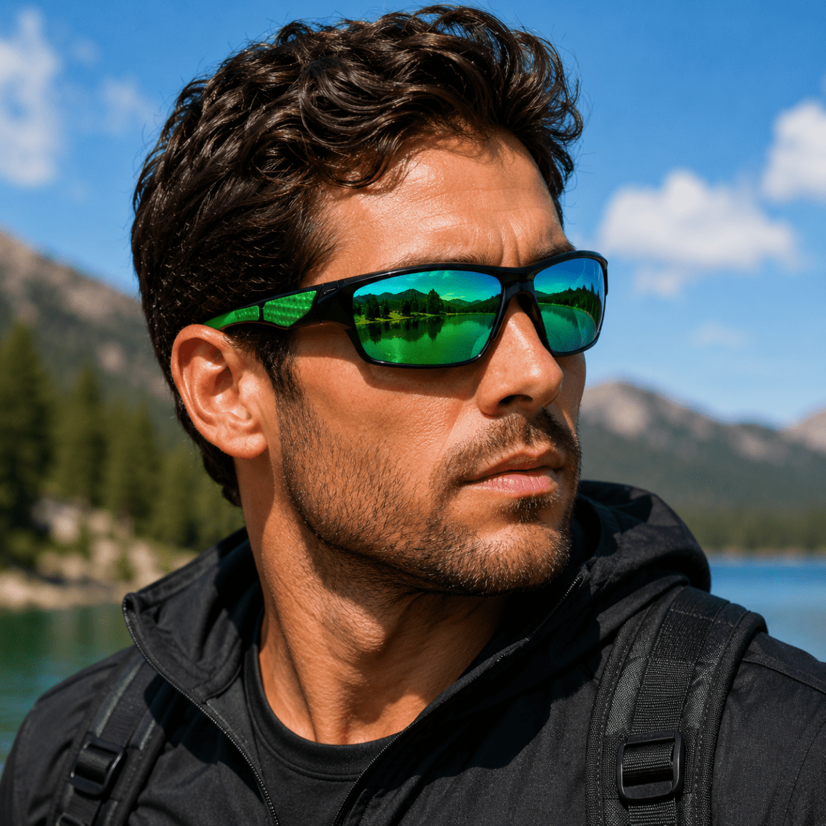 RAYMONT Vintage Round Polarized Sunglasses With UV400 Protection