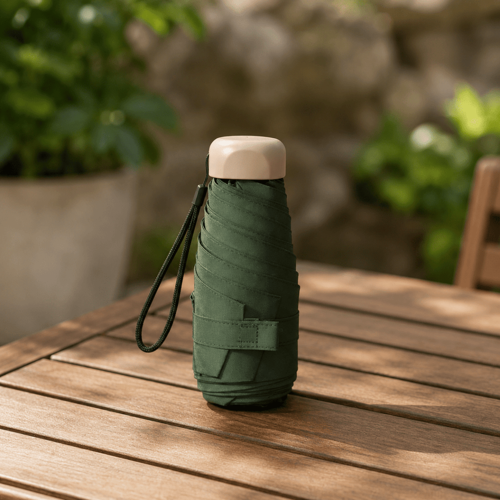 MICROSHADE ultralekka mini parasolka do ochrony przed słońcem i deszczem