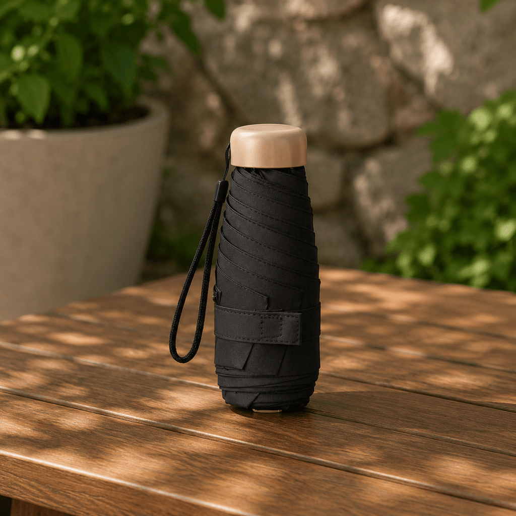 MICROSHADE ultralekka mini parasolka do ochrony przed słońcem i deszczem