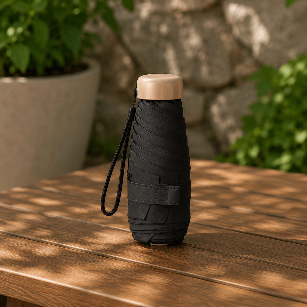 MICROSHADE ultralekka mini parasolka do ochrony przed słońcem i deszczem