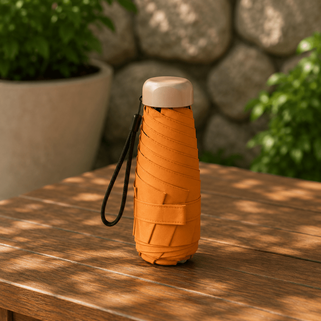 MICROSHADE ultralekka mini parasolka do ochrony przed słońcem i deszczem