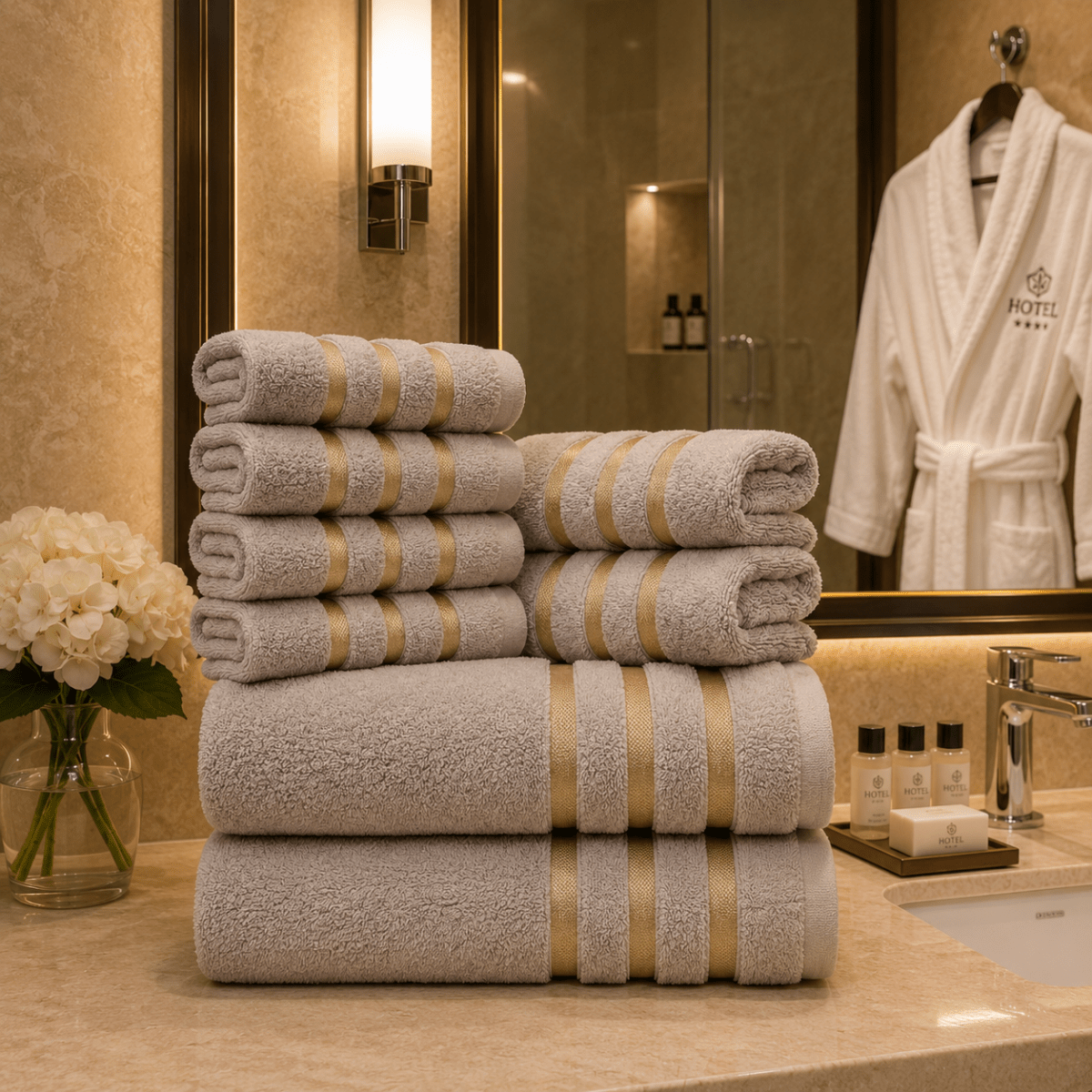 OPULENZA Luxury Bath Towel For Everyday Drying And Relaxation