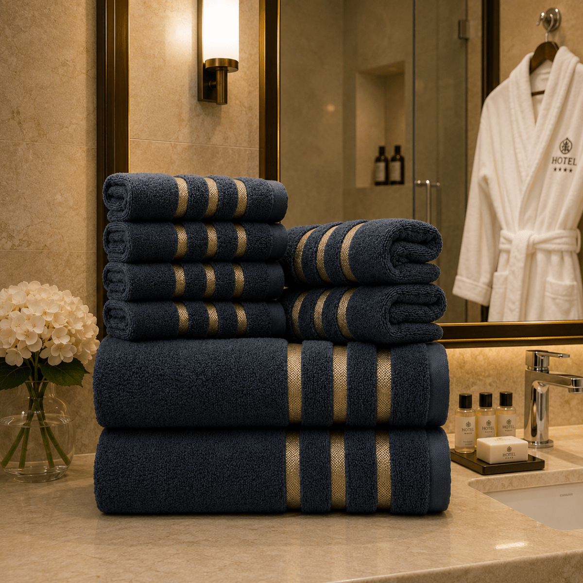 OPULENZA Luxury Bath Towel For Everyday Drying And Relaxation