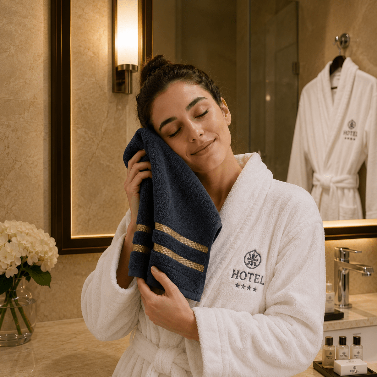 OPULENZA Luxury Bath Towel For Everyday Drying And Relaxation