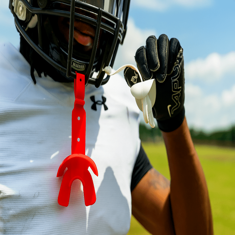 GuardPro Double Mouthguard For Rugby Football And Boxing With TPR Shock Absorption