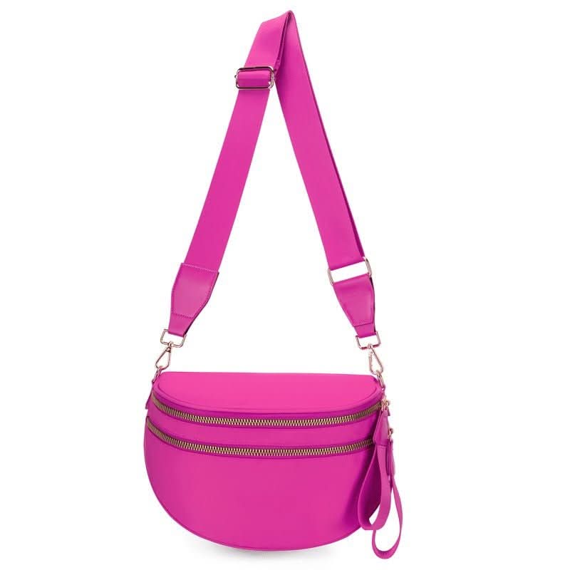Sac bandoulière Luma Avenue pour femmes, style damier urbain, élégance quotidienne