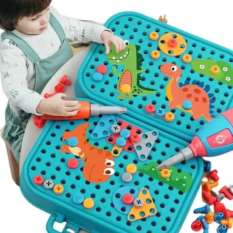 Kit créatif BrightBlocks Jouet éducatif de construction avec outils pour petits constructeurs