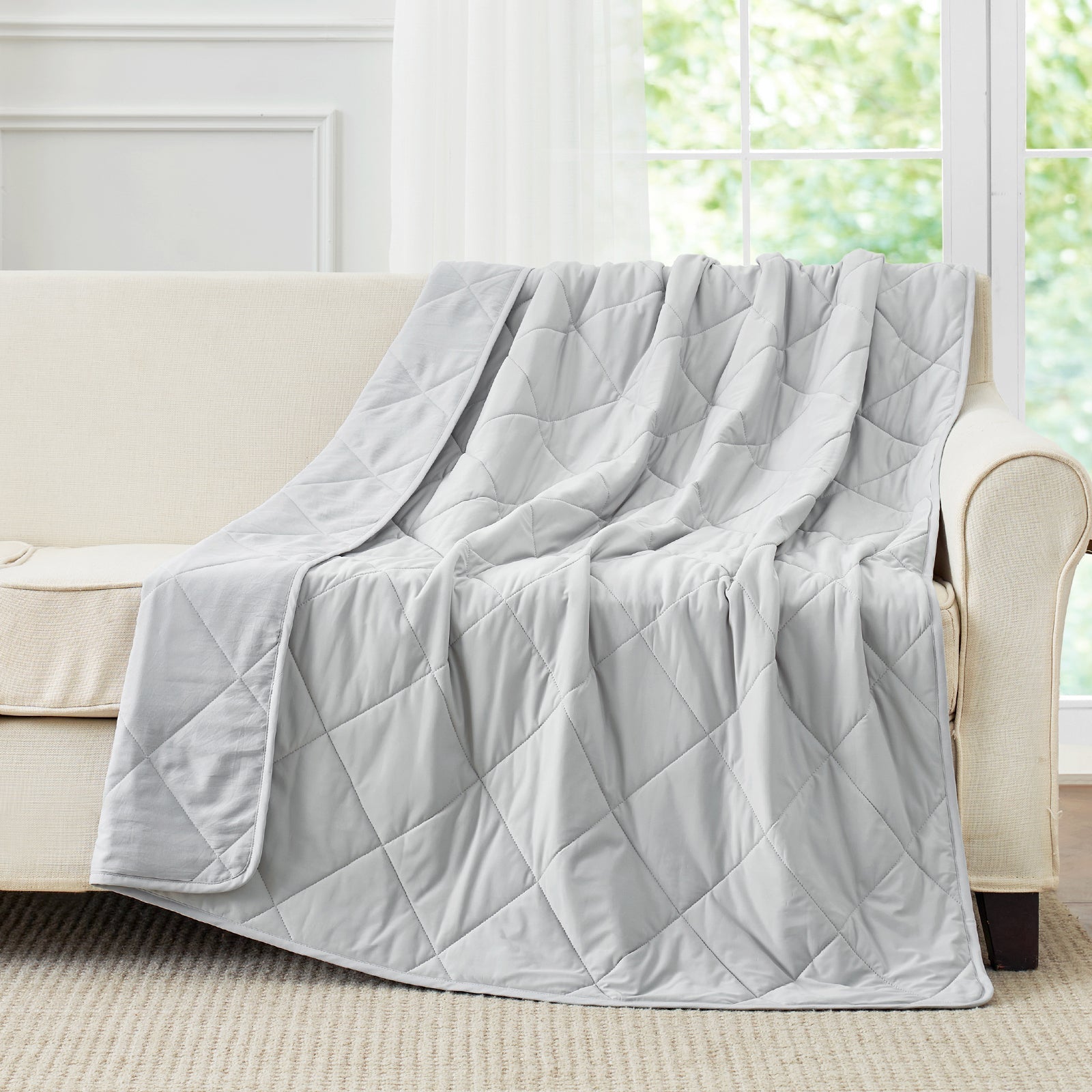 Chill Comfort | Cooling Blanket for Bed with Advanced Japanese Fabric | Dual-Sided Design for Hot Sleepers 3