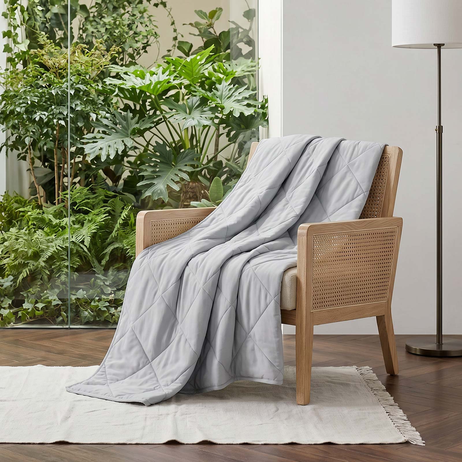 Chill Comfort | Cooling Blanket for Bed with Japanese Fabric Technology | Lightweight Design for Hot Sleepers 3