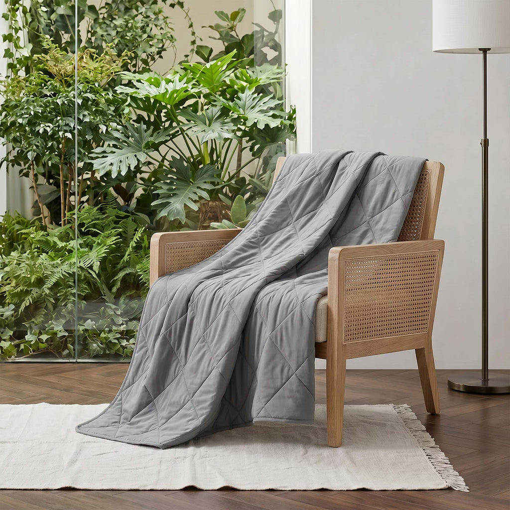 Chill Comfort | Cooling Blanket for Bed with Japanese Fabric Technology | Lightweight Design for Hot Sleepers 7