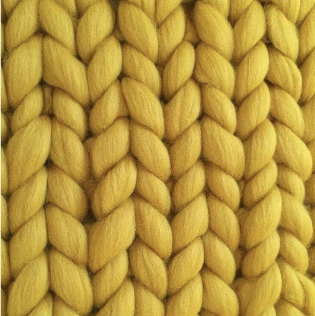 Hygge Chunky Knit Throw Blanket
