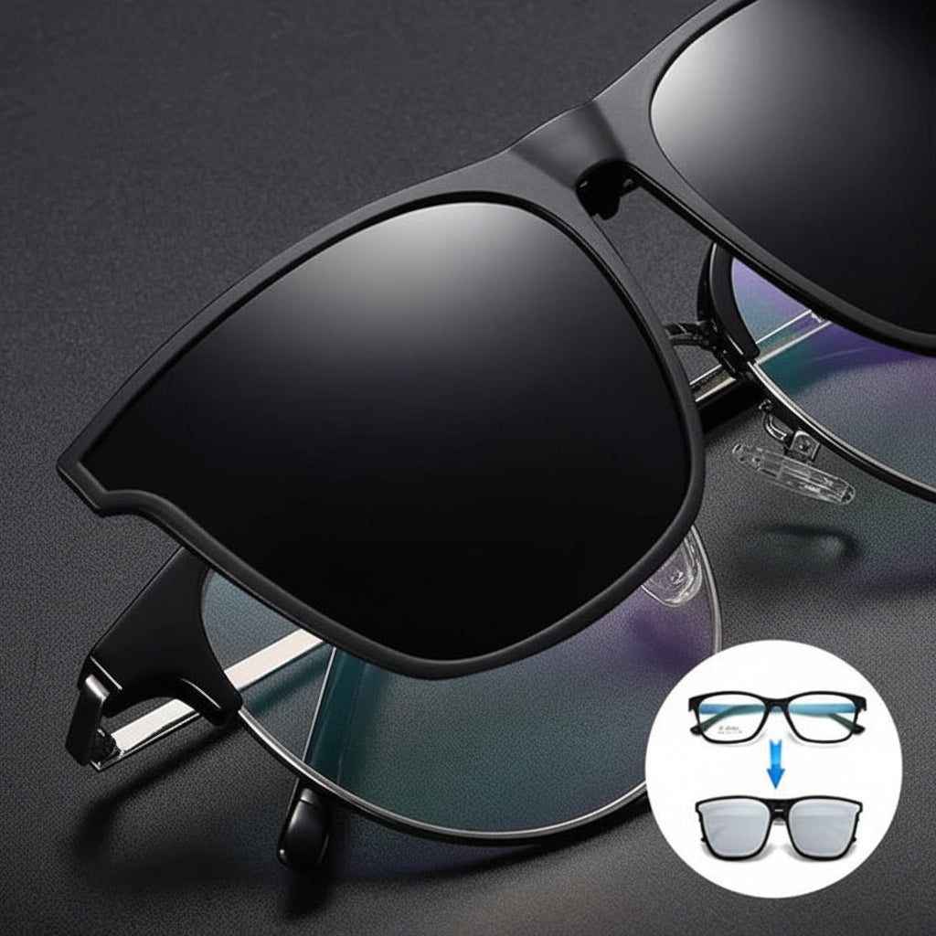 CLIPVIEW Clip-On solbriller med polarisation og UV-beskyttelse