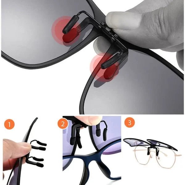 CLIPVIEW Clip-On solbriller med polarisation og UV-beskyttelse