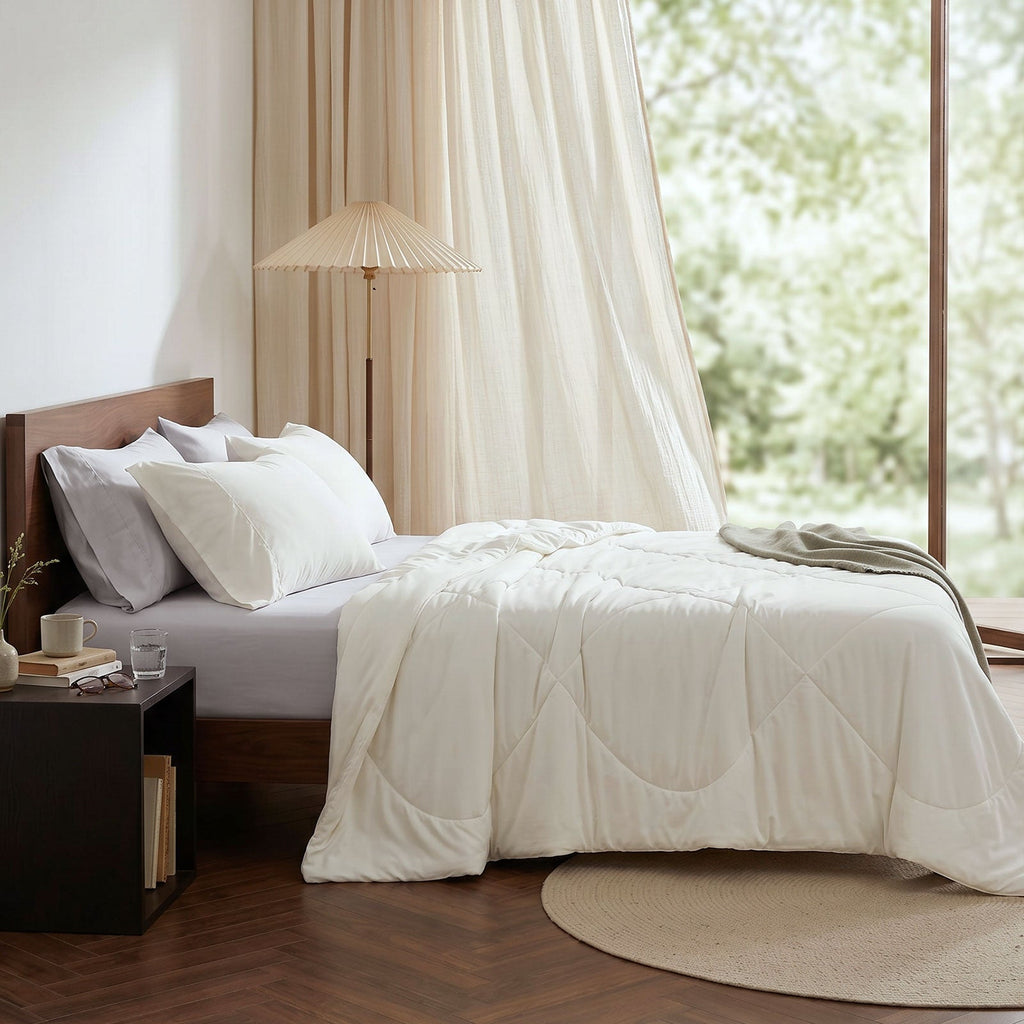Cloud-Like Comforter For Summer Cooling With Japanese Fabric