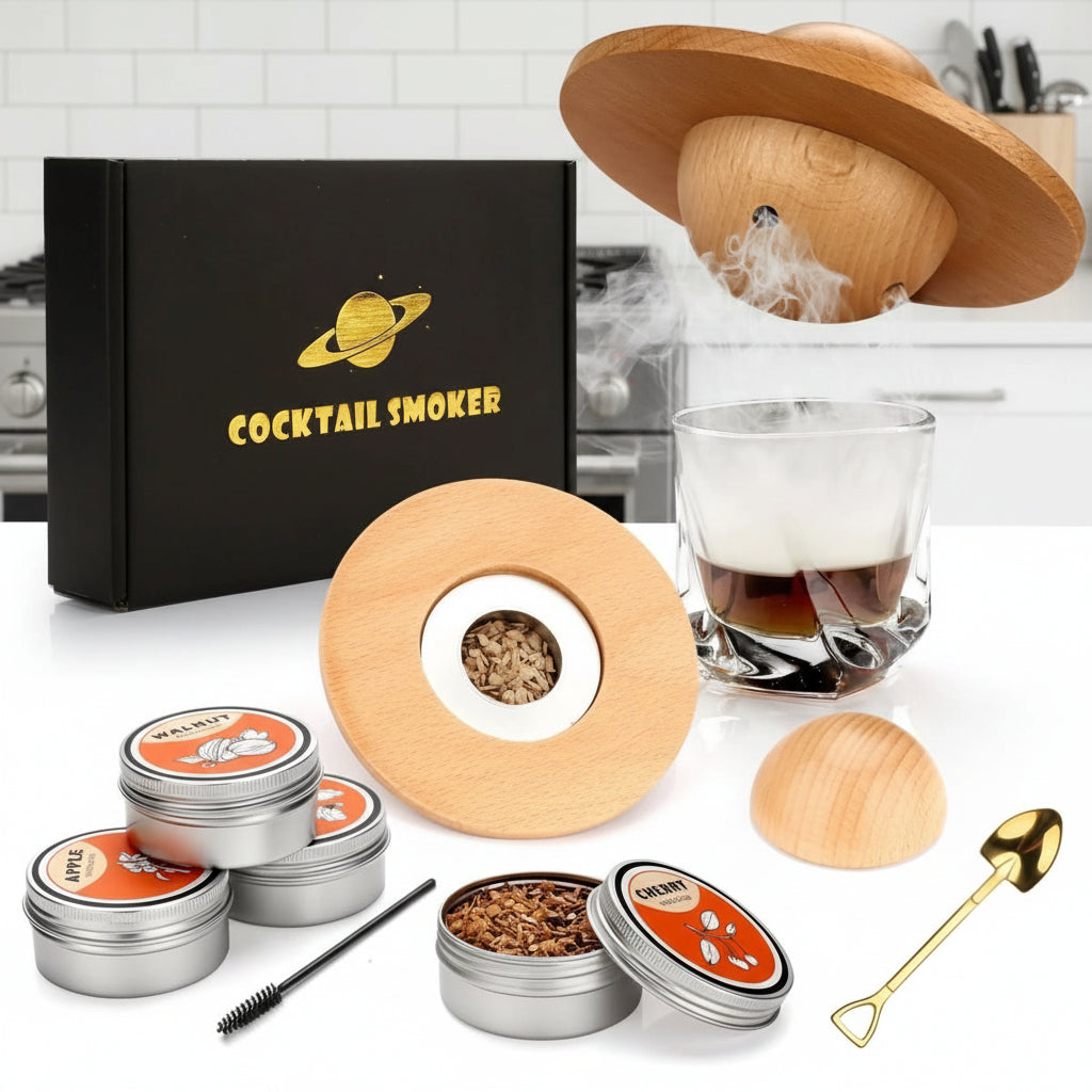 AeroSmoke Cocktail Røyksett for Whiskey-elskere Røykfylt Smaksopplevelse
