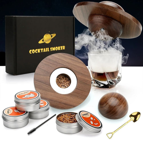 AeroSmoke Cocktail-Smoker-Set für Whiskey-Liebhaber, rauchiges Geschmackserlebnis