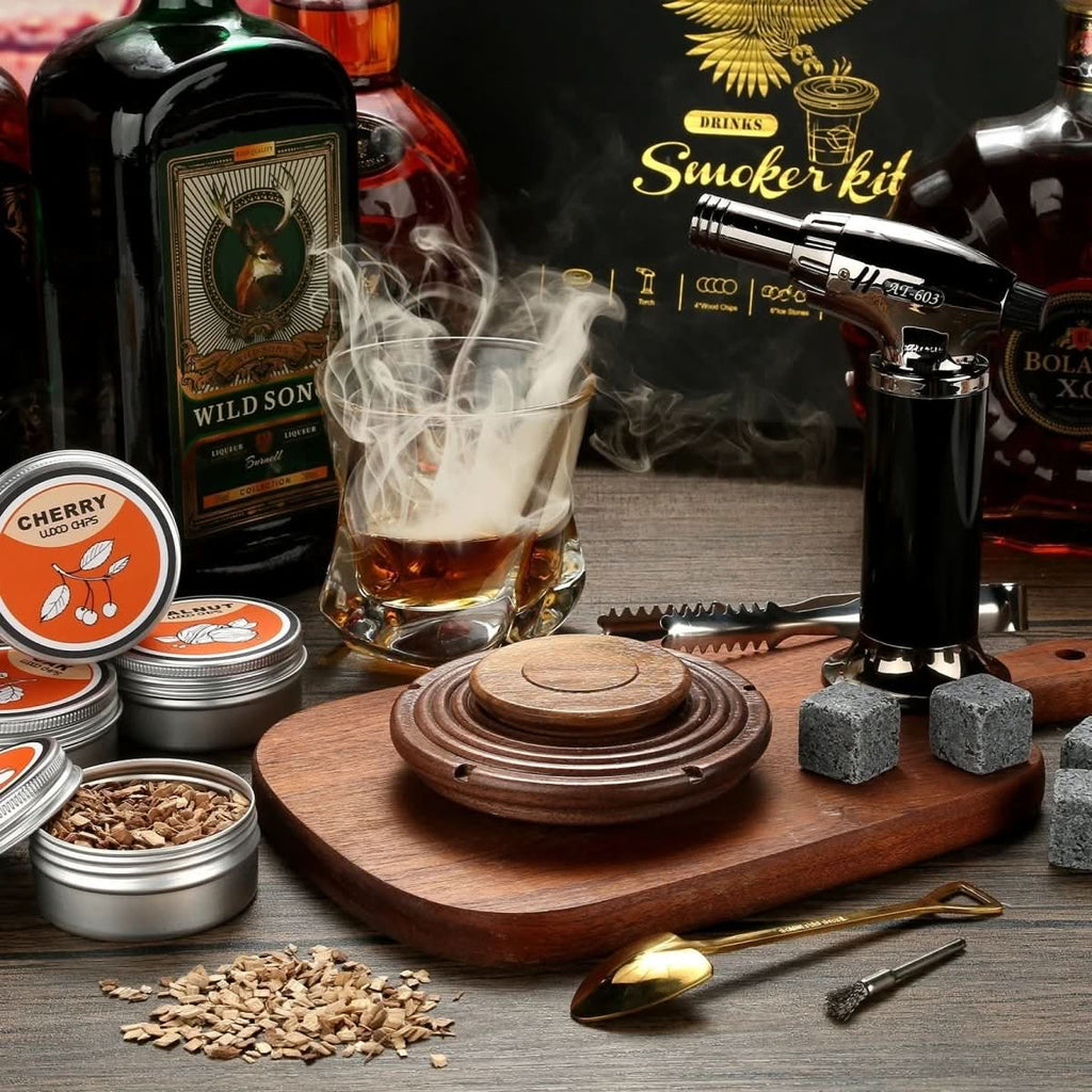 AeroSmoke Cocktail Røyksett for Whiskey-elskere Røykfylt Smaksopplevelse