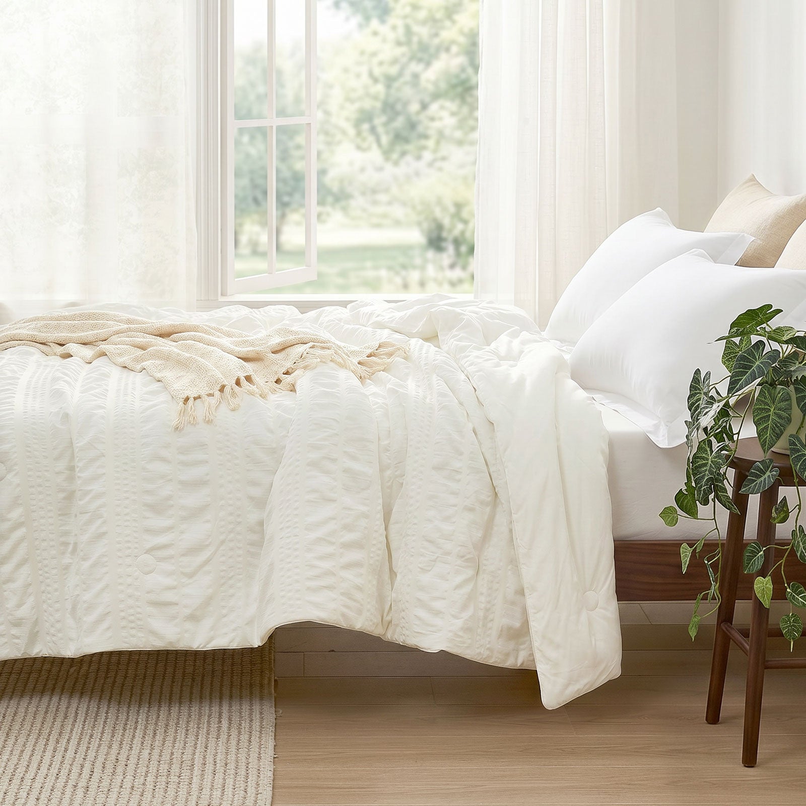 Trapunta rinfrescante della collezione Comfort con flusso d'aria per chi soffre il caldo durante il sonno