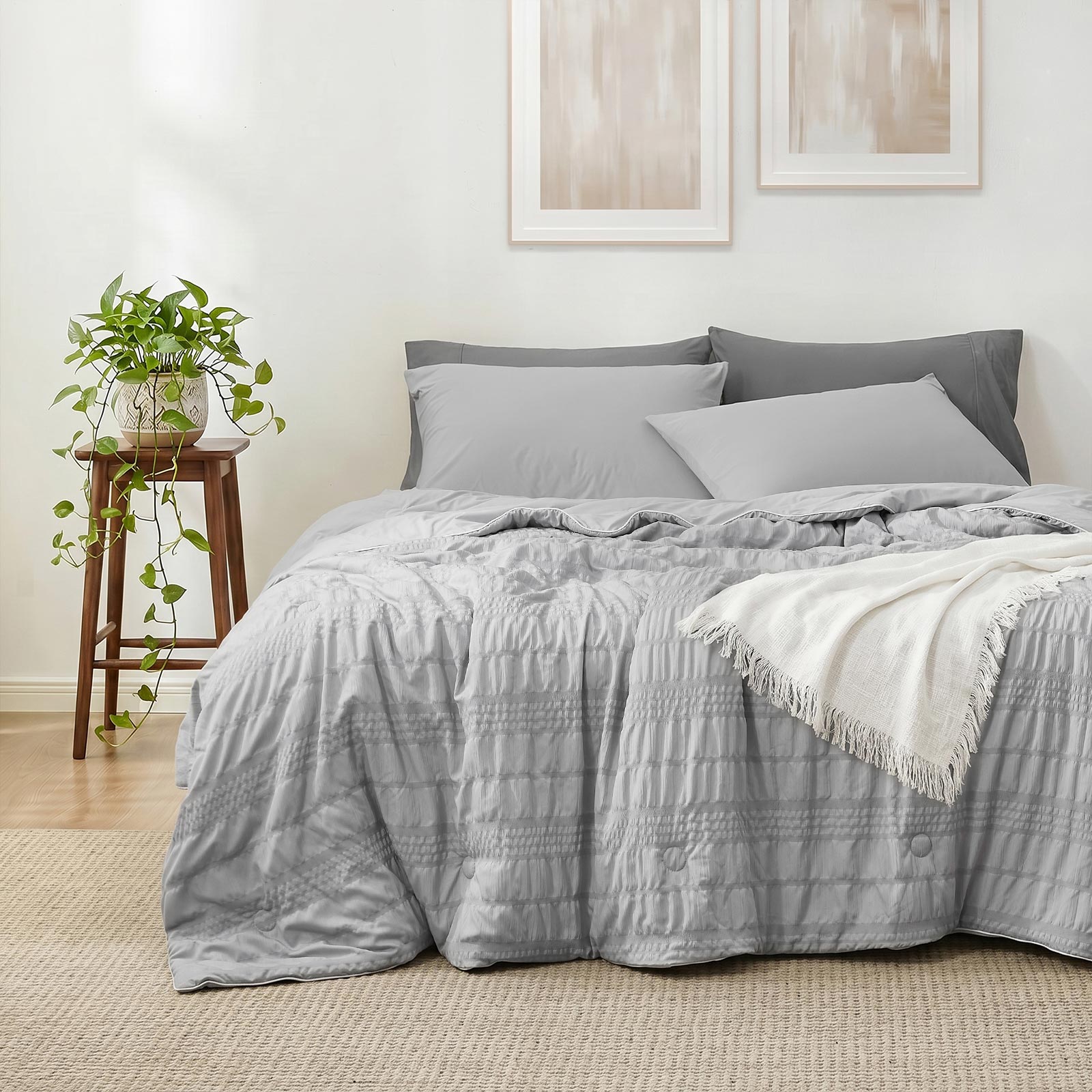 Trapunta rinfrescante della collezione Comfort con flusso d'aria per chi soffre il caldo durante il sonno