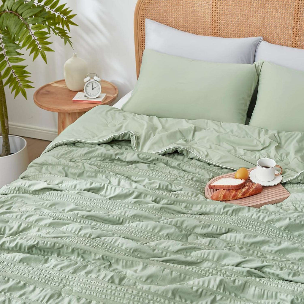 Trapunta rinfrescante della collezione Comfort con flusso d'aria per chi soffre il caldo durante il sonno