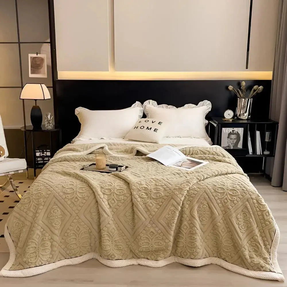 Comfort Haven | Double-Sided Thickened Blanket with Reversible Design | Soft, Breathable Fabric for Year-Round Comfort 3