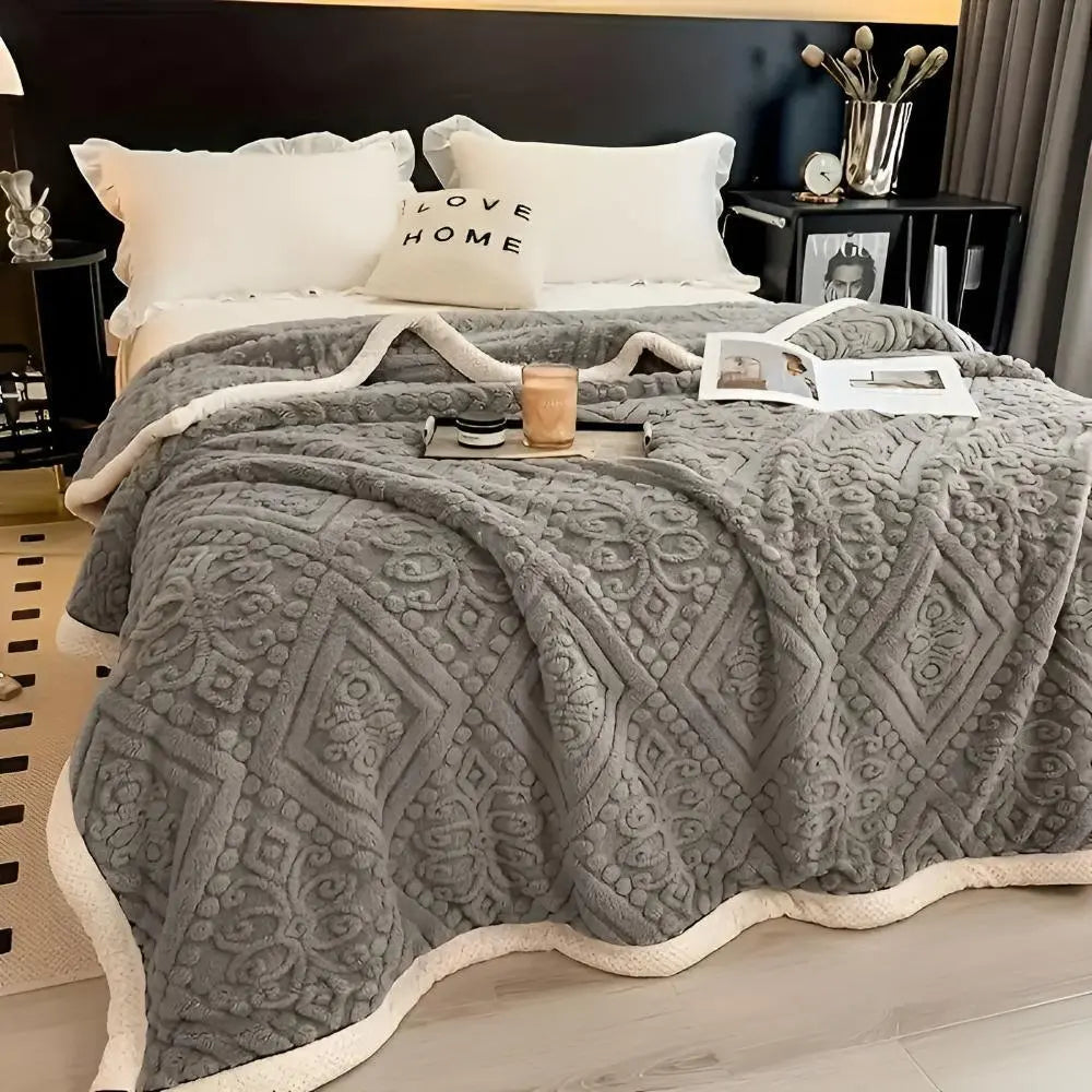 Oboustranná zahuštěná deka Comfort Haven, měkká a prodyšná