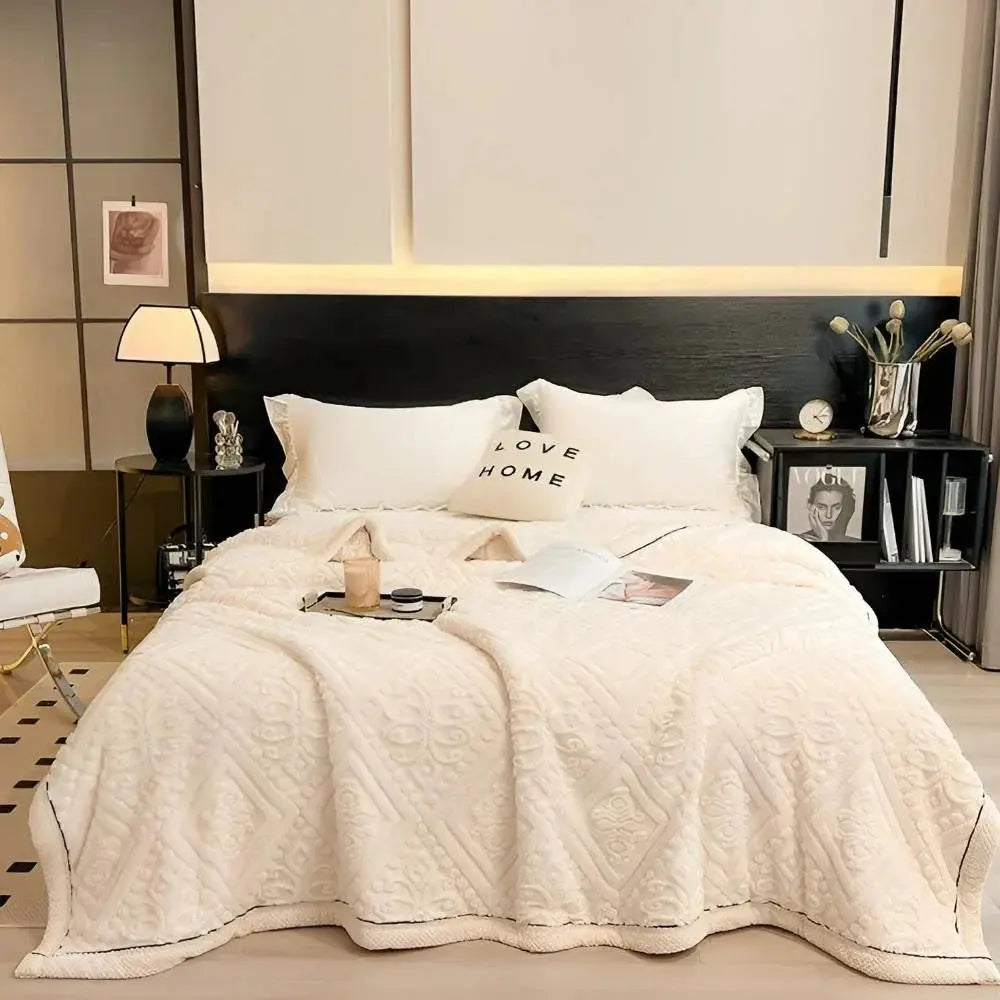 Comfort Haven | Double-Sided Thickened Blanket with Reversible Design | Soft, Breathable Fabric for Year-Round Comfort 9
