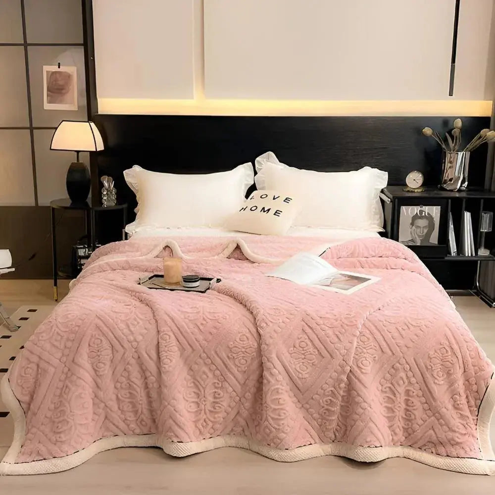 Oboustranná zahuštěná deka Comfort Haven, měkká a prodyšná