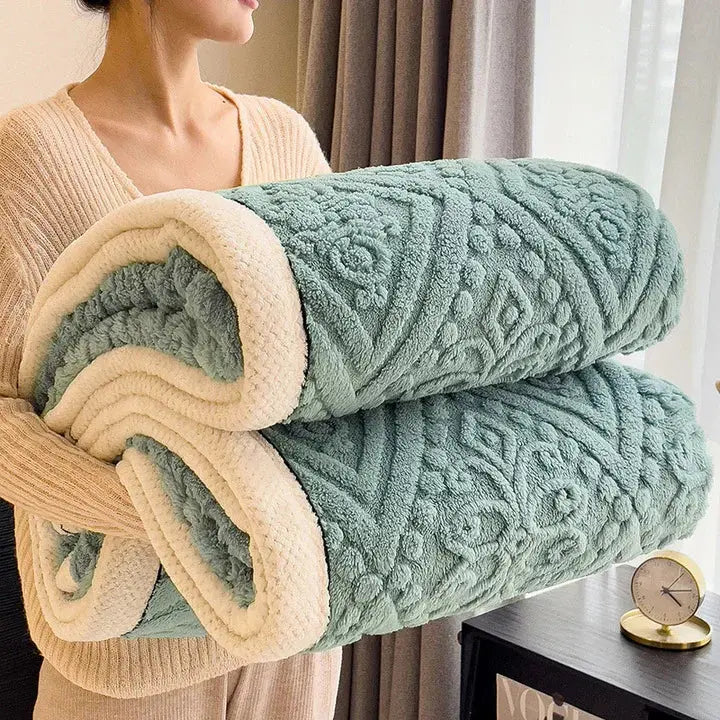 Oboustranná zahuštěná deka Comfort Haven, měkká a prodyšná