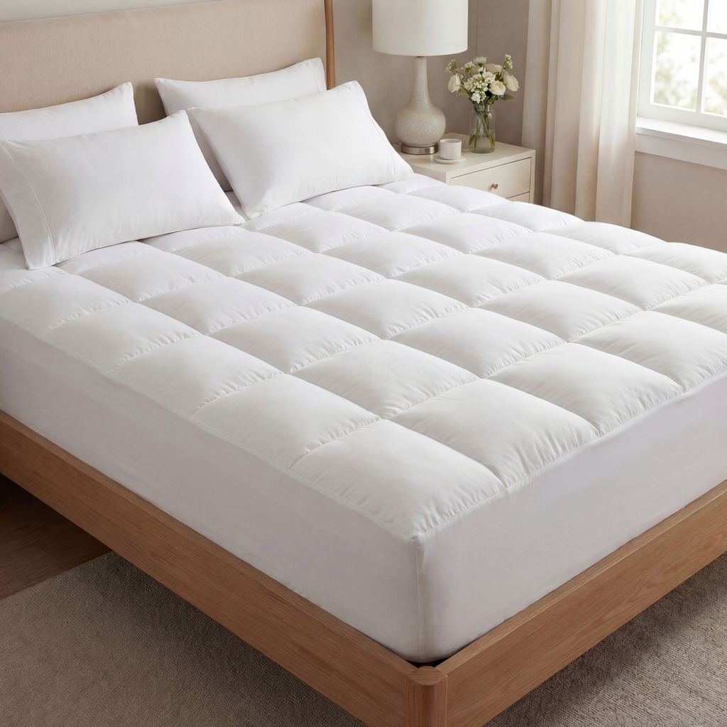 Comfort Sleep | Cooling Mattress Topper with 1000GSM Softness | Breathable Design for Enhanced Sleep Quality 7