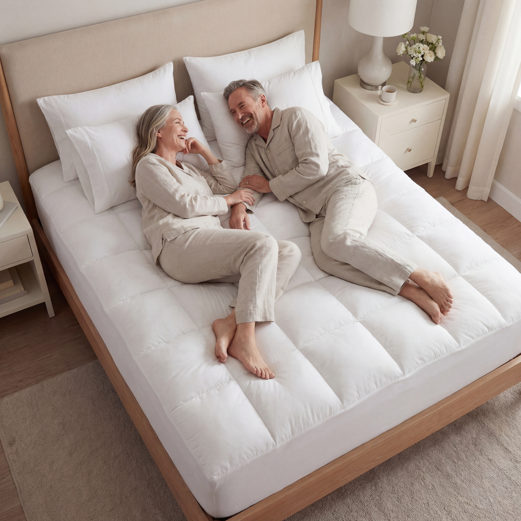 Comfort Sleep 1000GSM Plush Topper For Breathable Sleep Quality