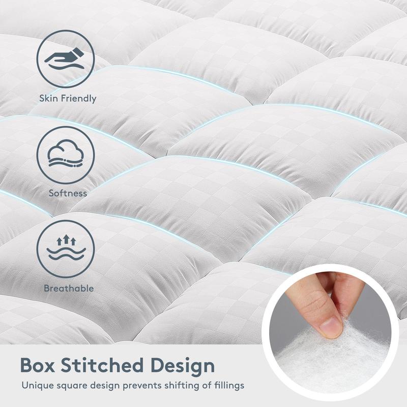 Comfort Sleep 1000GSM Plush Topper For Breathable Sleep Quality