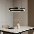 Modern Circular LED Ceiling Pendant, 24-Inch Diameter Ring Light