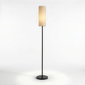 Moderne gulvlampe, stofskærm, justerbar højde