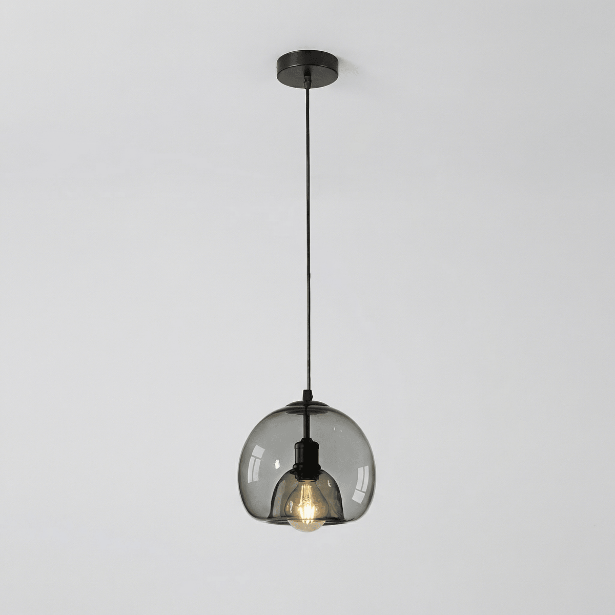 Lampadario in vetro nordico, stile contemporaneo, diametro 20 pollici