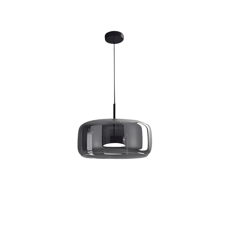 Lustră modernă cu LED și abajur din sticlă pentru tavan, diametru 12 inch