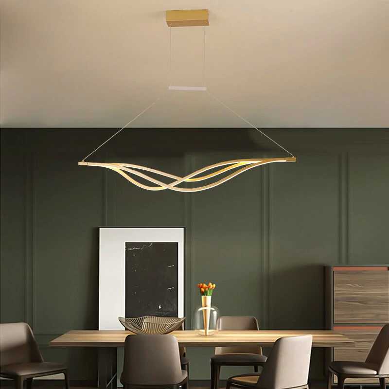 LumiArc Candeeiro Suspenso LED Curvo | Orntli