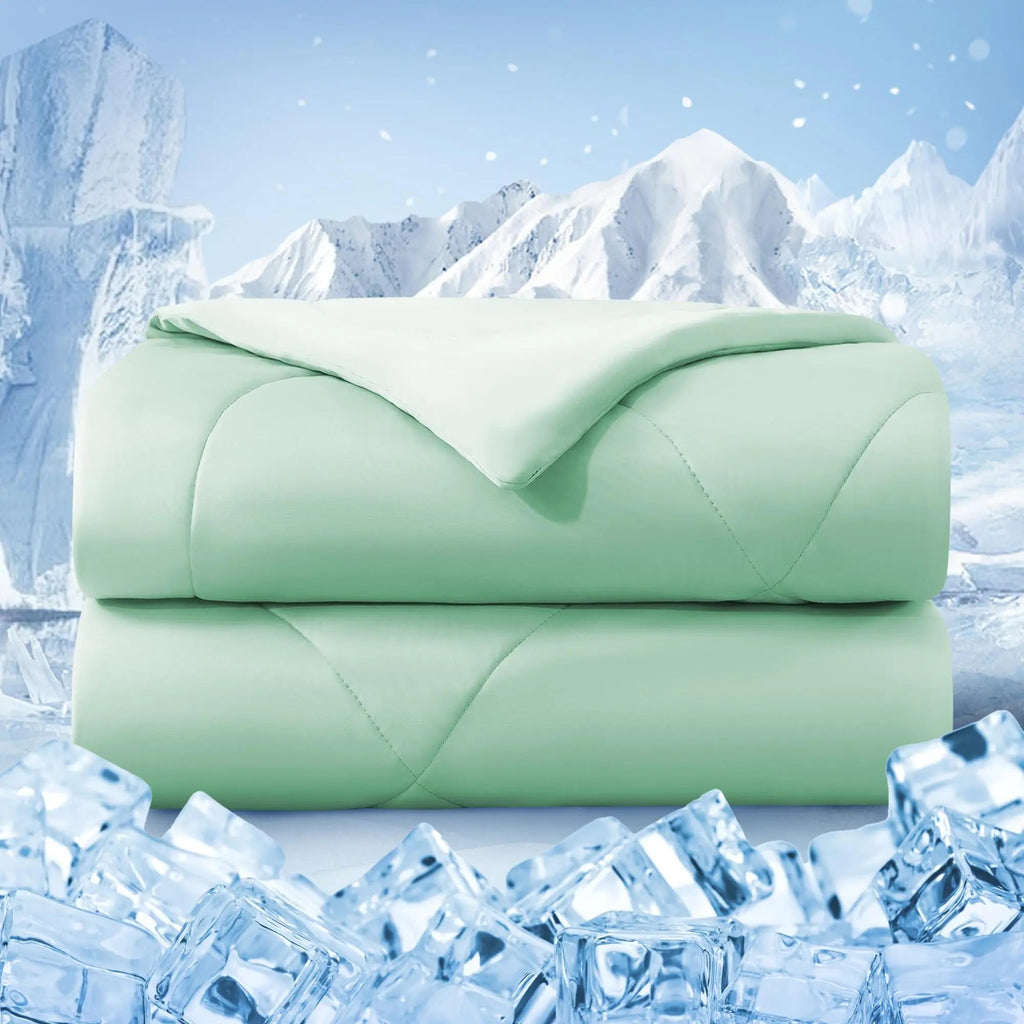 Cool Sleep Bedding | Lightweight Cooling Comforter with Q Max 0.4 Technology | Breathable Design for Year-Round Comfort 5