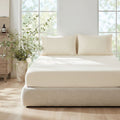 Cooling Comfort | Japanese Fabric Fitted Sheet Set with Deep Pockets | Ultimate Sleep Solution for Hot Sleepers 3