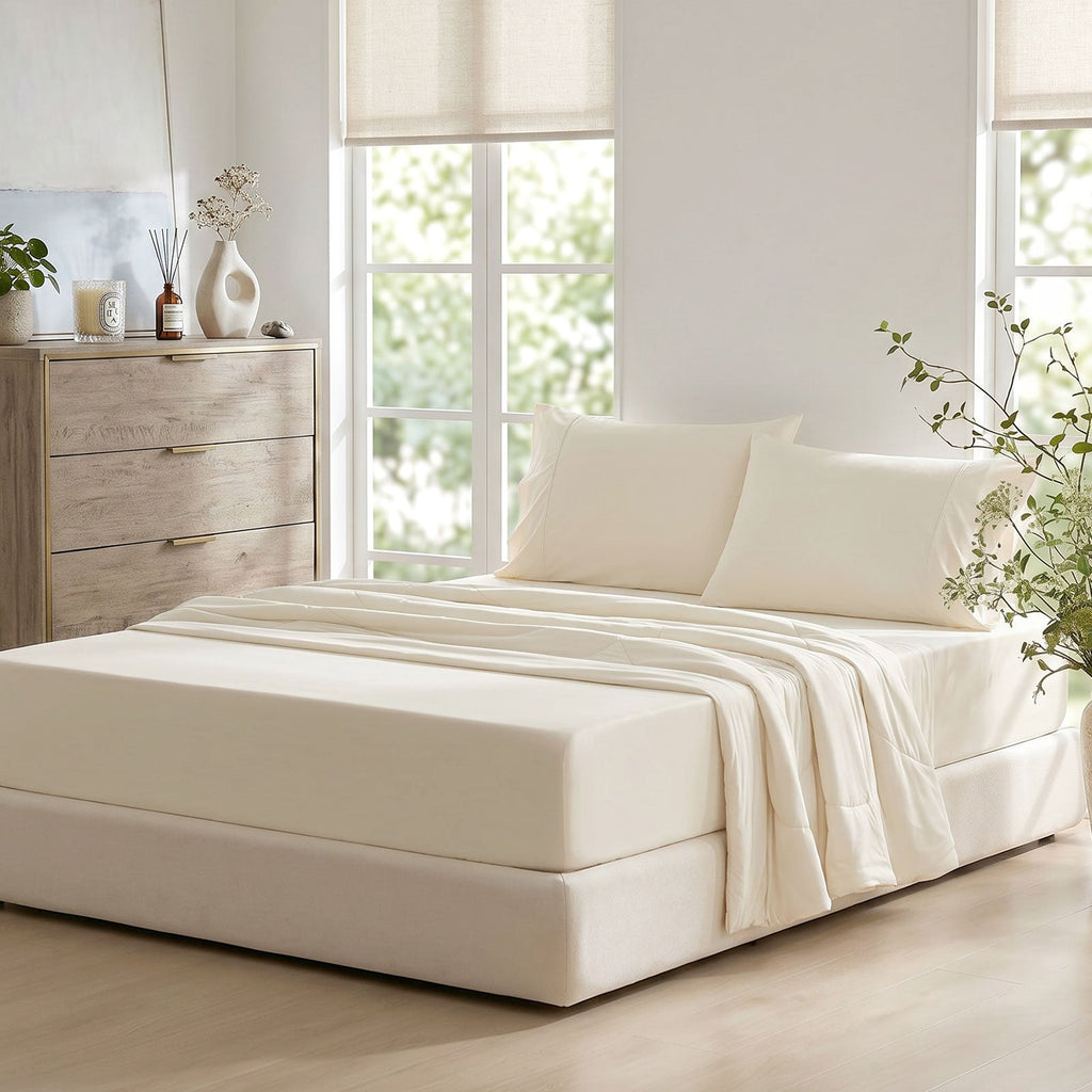 Cooling Comfort Japanese Fabric Sheets Deep Pockets For Hot Sleepers