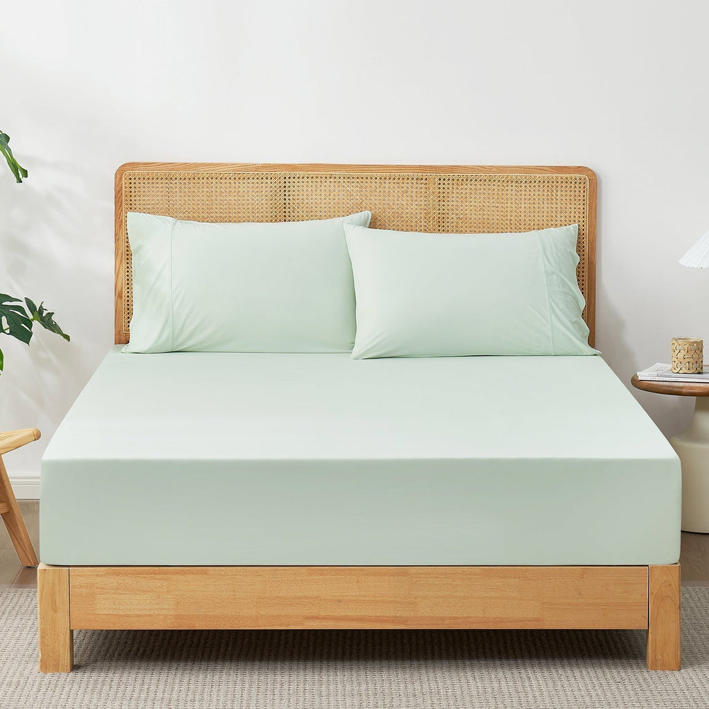 Cooling Comfort Japanese Fabric Sheets Deep Pockets For Hot Sleepers