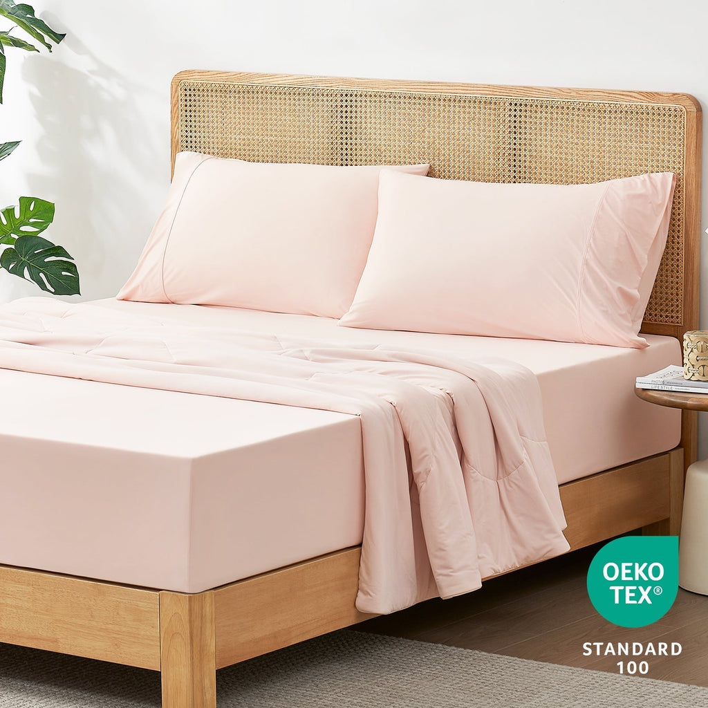 Cooling Comfort Japanese Fabric Sheets Deep Pockets For Hot Sleepers