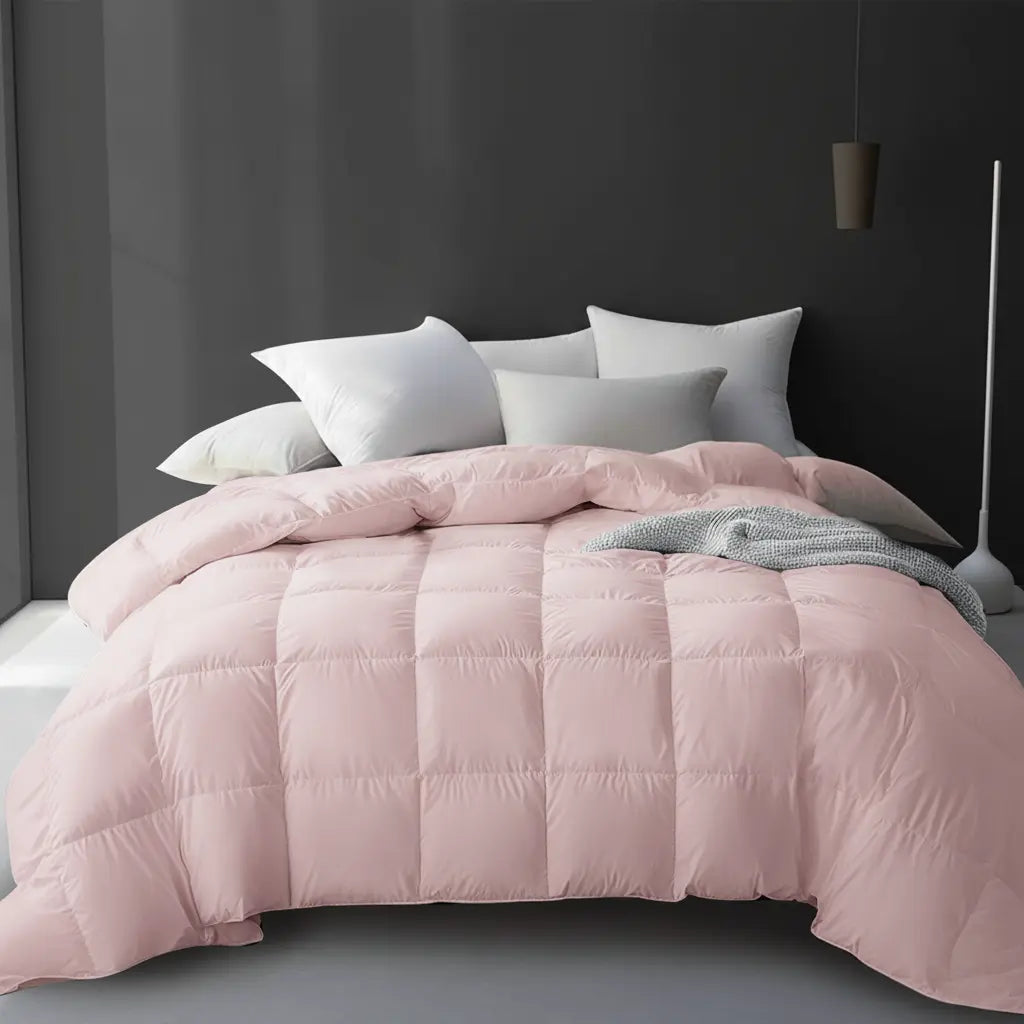 Cooling Comforter | Goose Down Bedding Set with Breathable Design | All-Season Comfort for a Restful Sleep 7