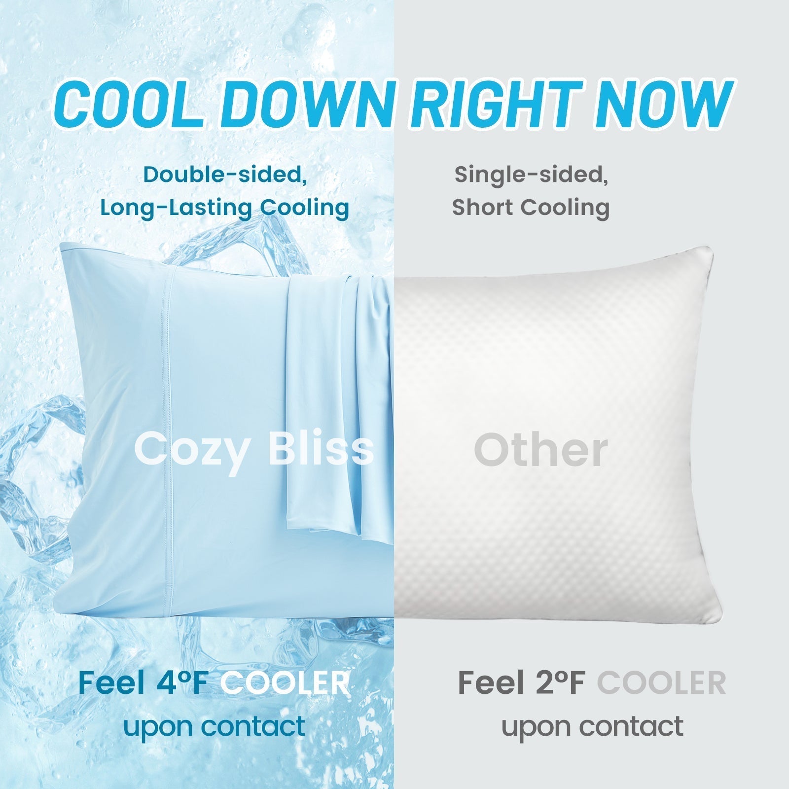 Cooling Essentials Japanese Fabric Pillowcase Set Breathable Cooling For Hot Sleepers